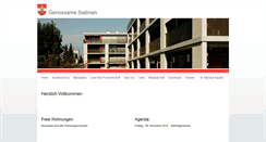 Desktop Screenshot of genossame-siebnen.ch